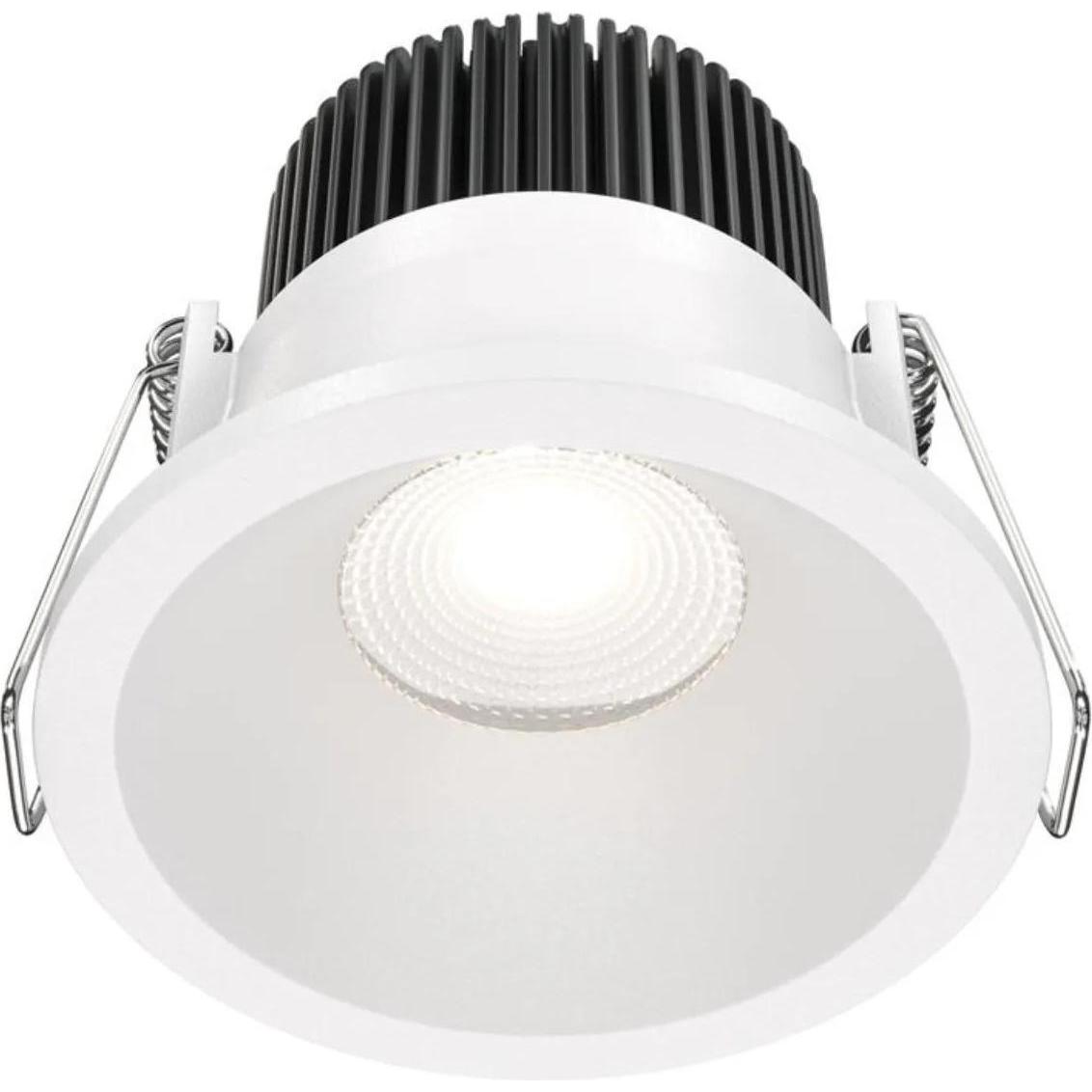 Maytoni, Wandleuchte + Deckenleuchte, Zoom LED Downlight, Einbauleuchte 6W Weiss IP65 90Ra Ø6mm Neutralweiss (480 lm)