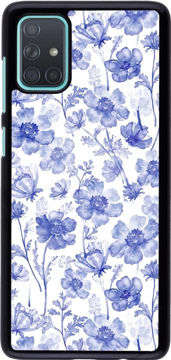 Actual product image PhoneLook Coque Spring 23 watercolor blue flowers (Samsung Galaxy A71)