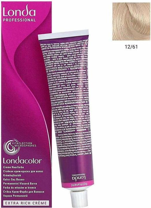 Produktbild Londa Cremehaarfarbe Color 12/61 spezialblond violett-asch 60ml (12, 61 spezialblond violett-asch)