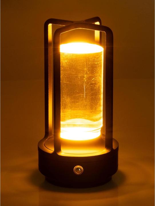 Actual product image Cocon USB-Tischleuchte Laterne, Schwarz, Dimmbar: nicht dimmbar
