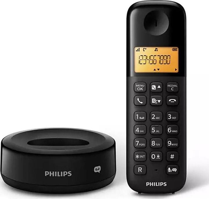 Image du produit Philips Téléphone sans fil DECT Téléphone noir