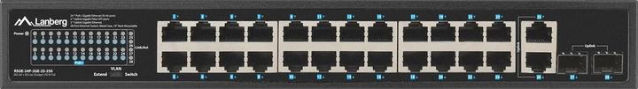 Produktbild Lanberg RSGE-24P-2GE-2S-250 network switch Unmanaged (26 Ports)