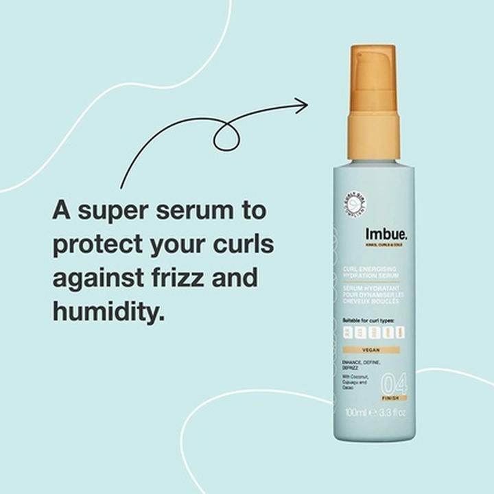 Immagine prodotto Imbue Curl Energising Hydration Hair Serum Siero idratante per ricci - Vegan e 'Curly Girl' Met