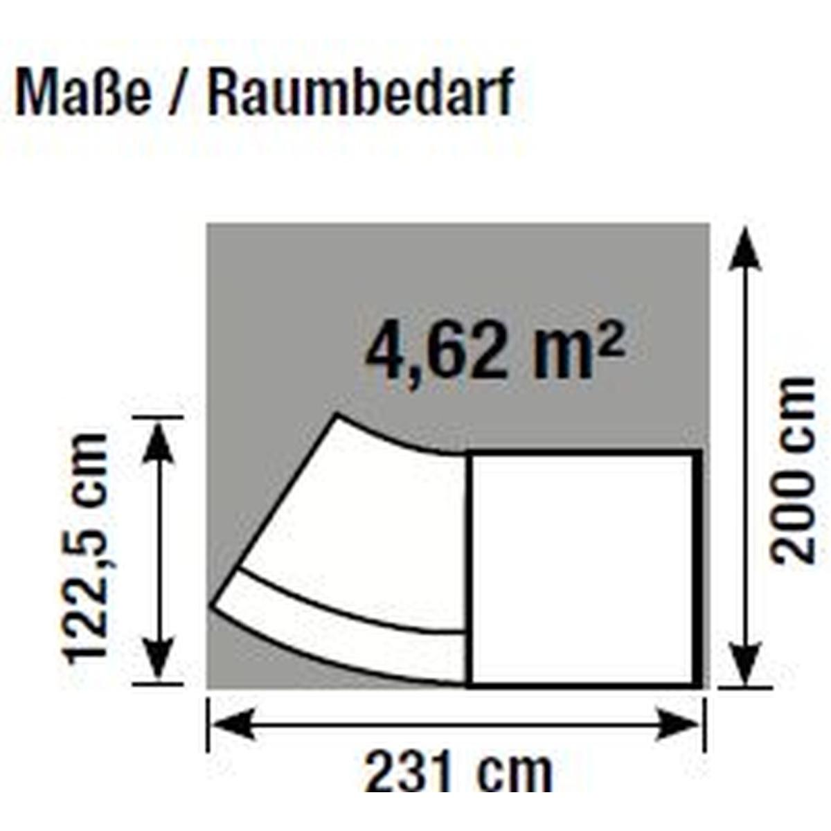 Thumbnail - Kerkmann, Schreibtisch, BARI Empfangstheke anthrazit, weiss 231,0 x 122,5 x 112,0 cm