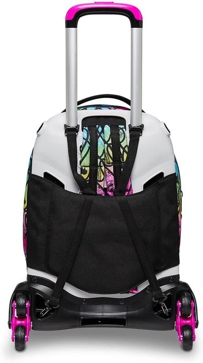 Actual product image Seven Three-Way Trolley Backpack with Removable Wheels and Adjustable Handle