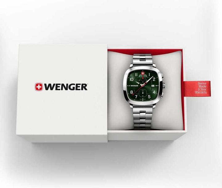 Immagine prodotto Wenger Vintage Sport Chrono 01.1933.112 (Fatto in Svizzera, Cronografo)