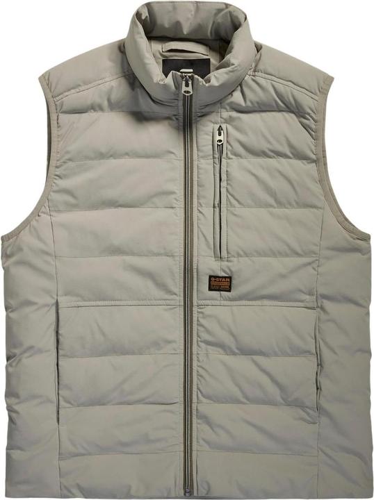 G-Star Foundation Liner Vest with Standing Collar, Chest Zipper Pocket