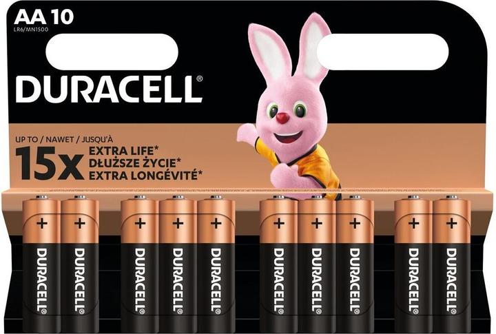 Productafbeelding Duracell Batterijen AA 10vnt (10 Pcs., AA)