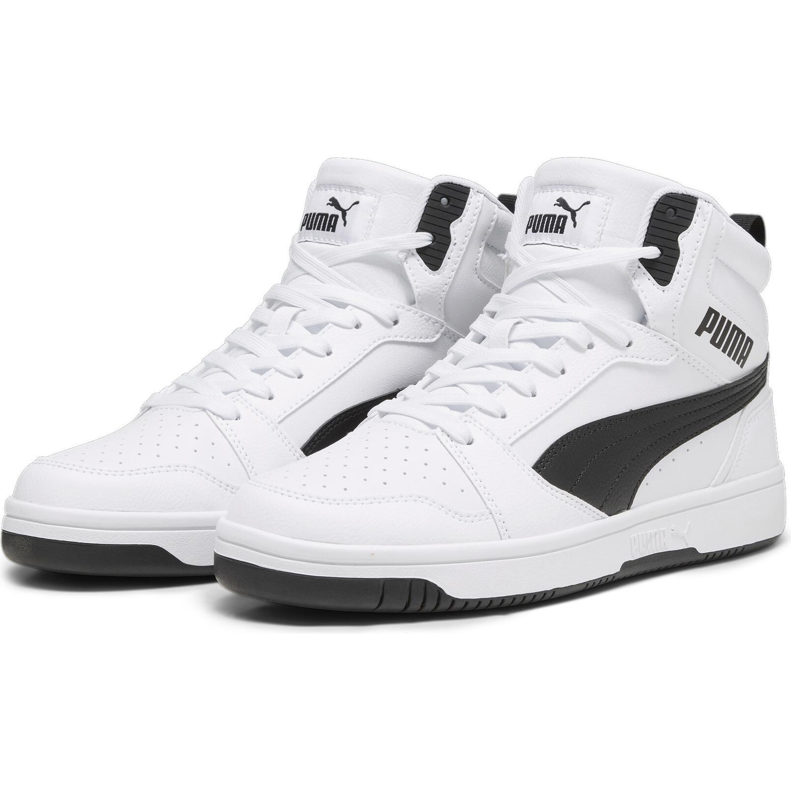 Puma, Unisex, Sneaker, Rebound v6, Weiss, (40.5)