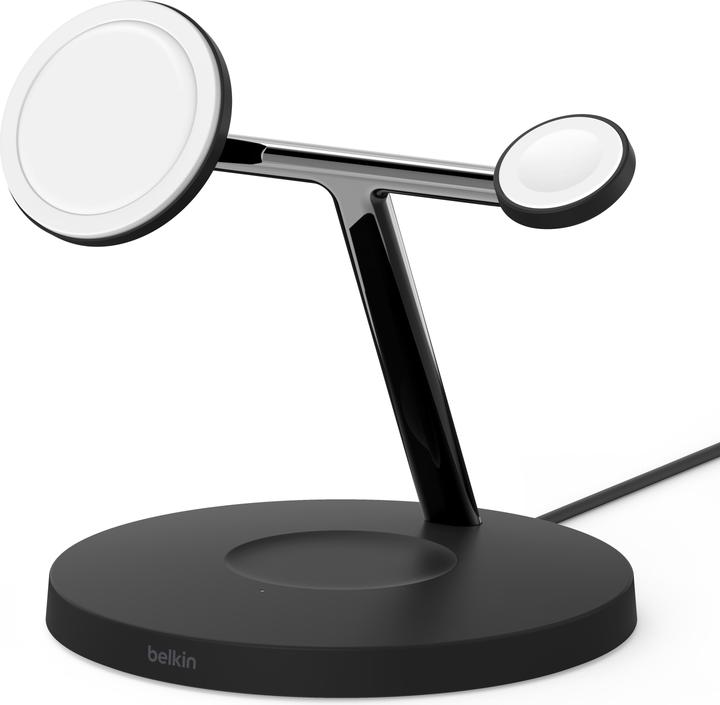 Actual product image Belkin BoostCharge Pro 3-in-1 Ladegerät mit MagSafe (15 W)