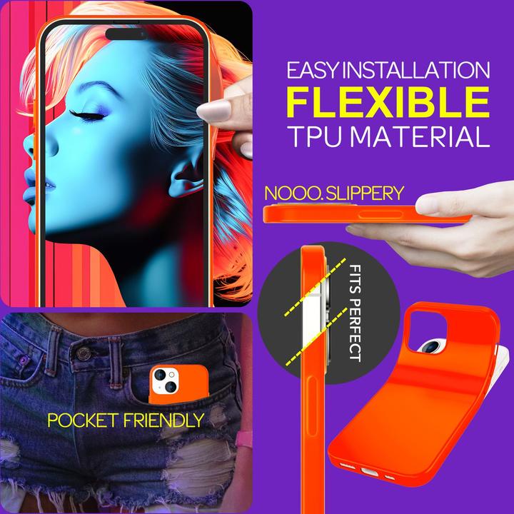 Productafbeelding Nalia Neon Silicone Mouw (Apple iPhone 15)