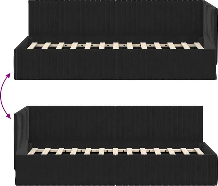 Produktbild vidaXL Eckbettgestell (80 x 200 cm)