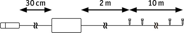 Image du produit Paulmann Outdoor Plug & Shine Lichterkette Yuna (12 m)