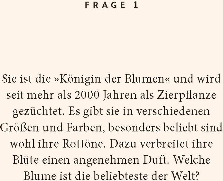 Produktbild Blumen-Quiz (Deutsch)