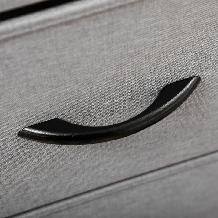 Produktbild Homcom Kommode MDF, Vliesstoff Grau