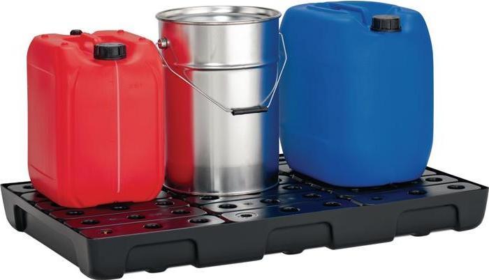 Produktbild Cemo Auffangwanne 33l L976xB595xH95mm PE m.PE-Rost u.Leckanzeiger