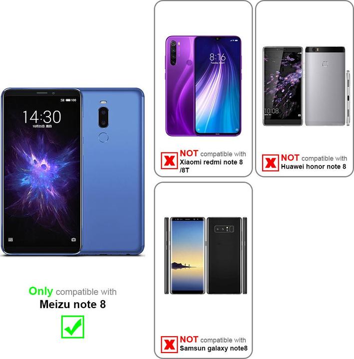 Actual product image Cadorabo Chain case for MEIZU NOTE 8 necklace cover adjustable