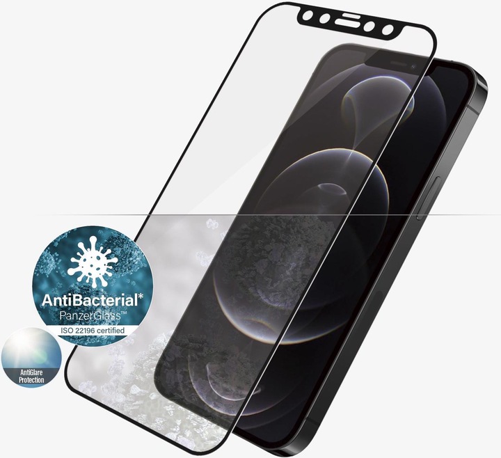 Produktbild PanzerGlass Case Friendly Black (1 Stück, Apple iPhone 12, Apple iPhone 12 Pro)