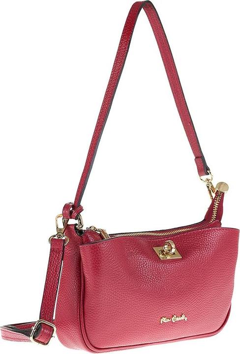 Actual product image Pierre Cardin **Damen Schultertasche Made In Italy - Modell Valoria - 100% Leder** - 32.0 X 22.0 X 13.0 Cm