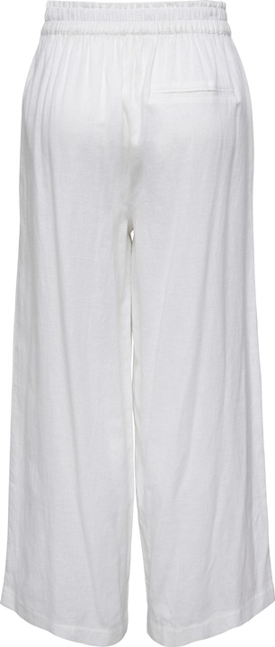 Immagine prodotto Only Pantaloni a vita alta in misto lino Pantaloni a gamba larga (L)