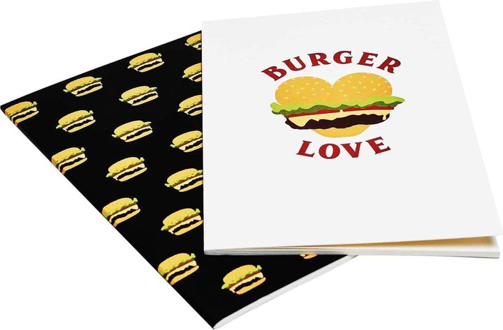 Produktbild Mister Tee Burger Love Exercise Book 2-Pack
