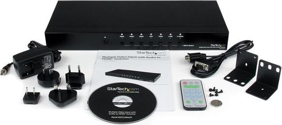 Actual product image StarTech HDMI Converter Switch - HDMI/ VGA/ Component/ S-Video Scaler - HDMI converter switches between...