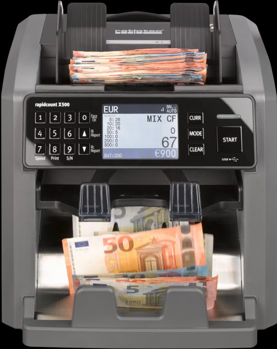Produktbild ratiotec rapidcount X 500 (Geldscheinzähler)