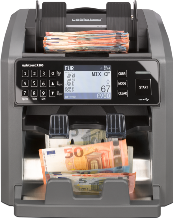 Produktbild ratiotec rapidcount X 500 (Geldscheinzähler)