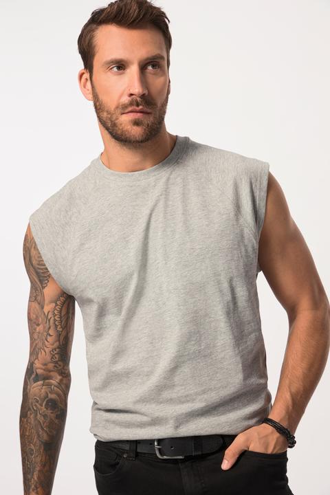 Produktbild JP1880 Tanktop, überschnittene Schultern, Rücken-Print, Rundhals (7XL)