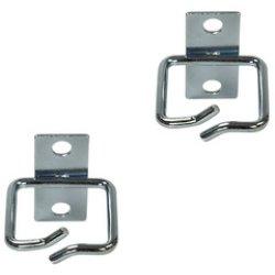 LogiLink Kabelführungsbügel 40 x 40 mm für 19" Schränke, 2 Stück, Serverschrank Zubehör, Silber