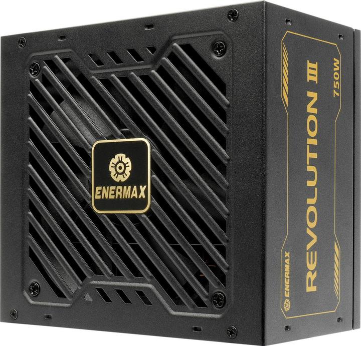 Immagine prodotto Enermax Power Supply 750W Revolution3 80+ Gold Black FULLMOD (750 W)