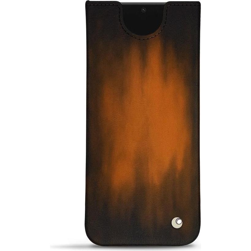 Noreve Lederschutzhülle (Samsung Galaxy S23), Smartphone Hülle, Braun
