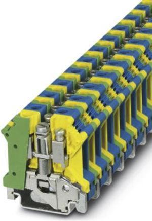 Phoenix Contact TB,Screw,Width:20.4 mm,green-yellow-blue