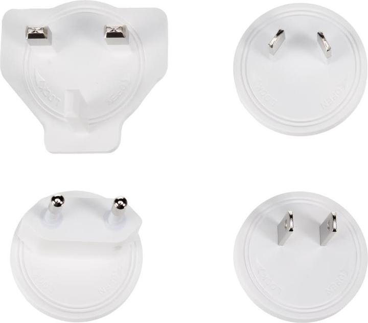 Productafbeelding Velleman Compacte Universele Lader Met Micro USB Aansluiting - 5 Vdc - 2,5 A Met 4 Reisstekkers (5 W)