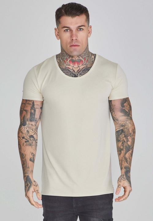 Immagine prodotto Siksilk T-shirt Muscle Fit in ecru (M)