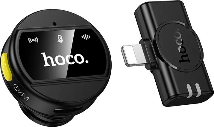 Actual product image Hoco Other Computer Accessory Wireless microphone Lightning L21 black