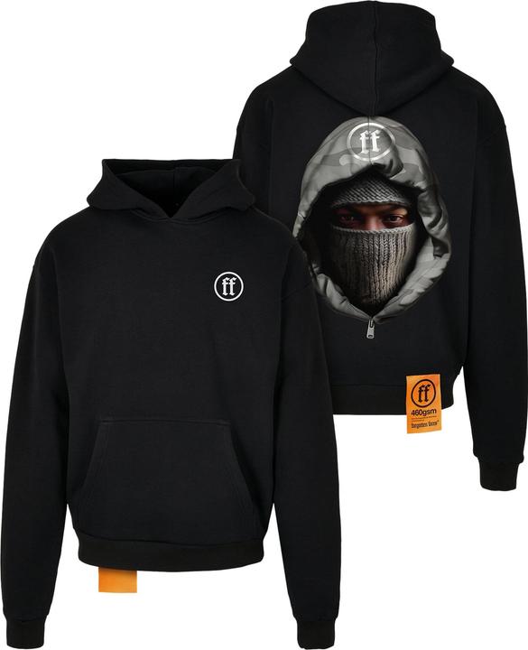 Actual product image Forgotten Faces Hooded Ultra Heavy Cotton Box Hoody (S)