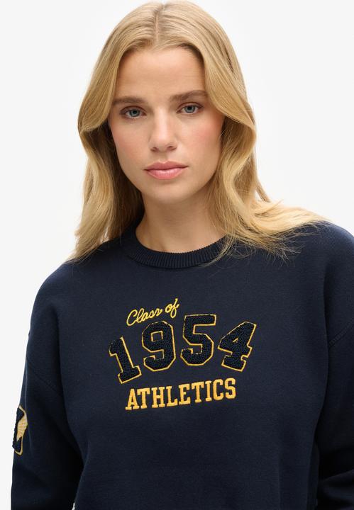 Image du produit Superdry Pull ras du cou court Varsity (10XL)