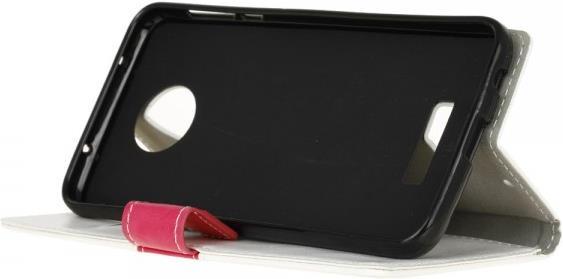Produktbild Leder Bookcover mit farbigem Balken