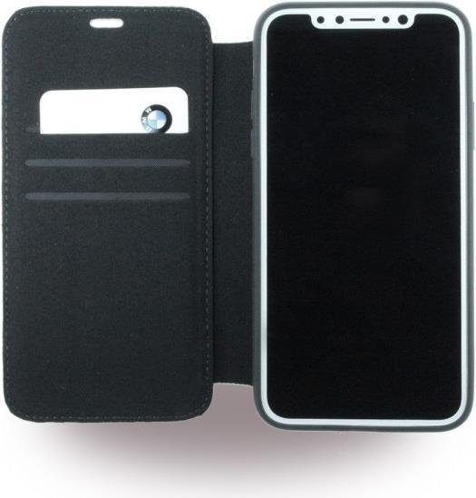 Image du produit BMW Signature Logo Series Housse cuir Bookcover (Apple iPhone X, Apple iPhone XS)