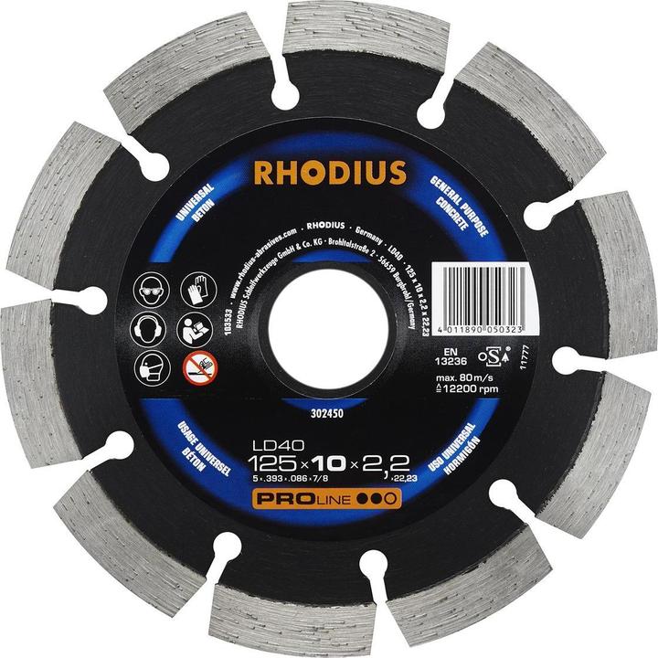 Produktbild Rhodius Diamant-Trennscheibe, segmenti