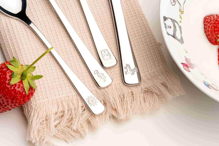 Image du produit Leonardo Vaisselle pour enfants avec couverts Licorne / Panda / Flamant rose Bambini