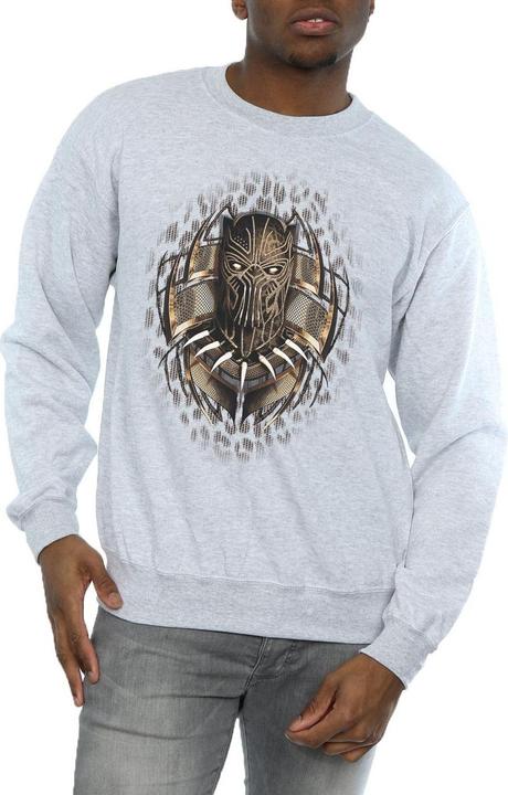 Image du produit Mens Black Panther Gold Killmonger Cotton Sweatshirt (M)