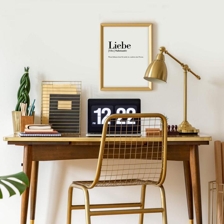 Produktbild Trenddeko Grammatik - Liebe (30 x 40 cm)
