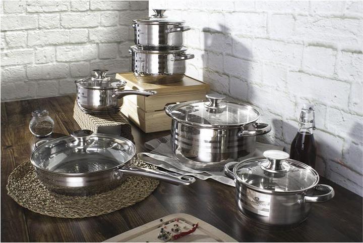 Produktbild Blaumann Kochgeschirr-Set (Pfannenset + Topfset, Edelstahl)