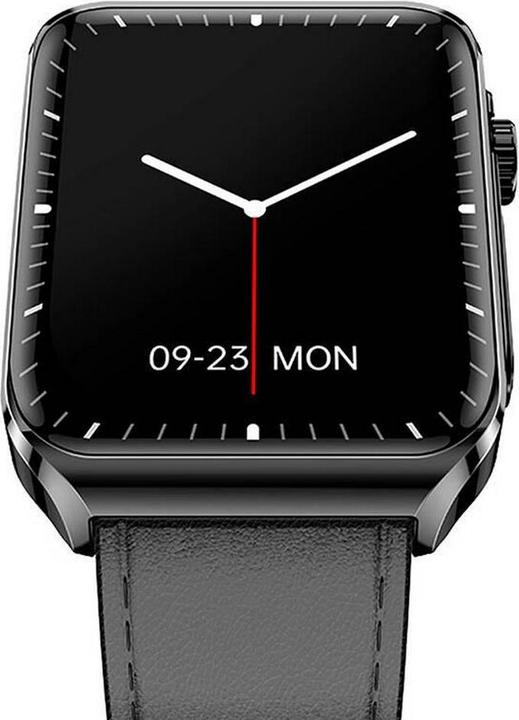 Actual product image BlitzWolf Smartwatch BW-HL6 Black Leather (black) (2321.25 mm)