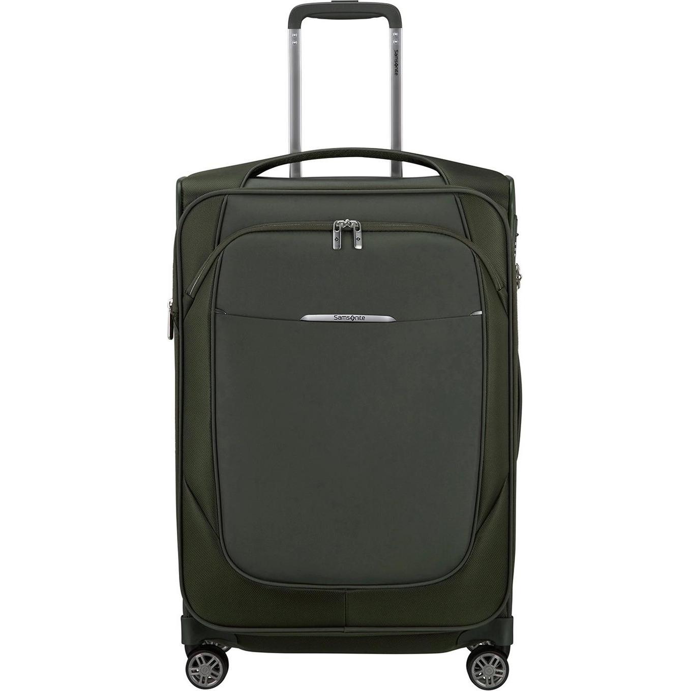 Samsonite, Valigia, Re-Lite Trolley mit 4 Rollen erweiterbar 67cm, Verde, (88 l)