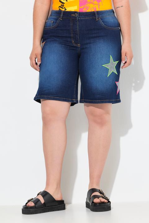Immagine prodotto Angel of Style Shorts di jeans con stelle colorate e cinque tasche (60)
