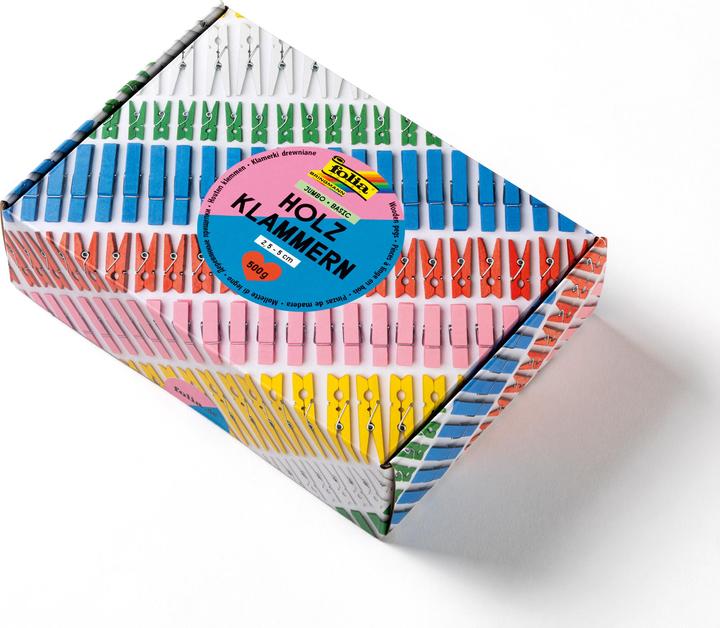 Produktbild Folia Holzklammern basic 500g