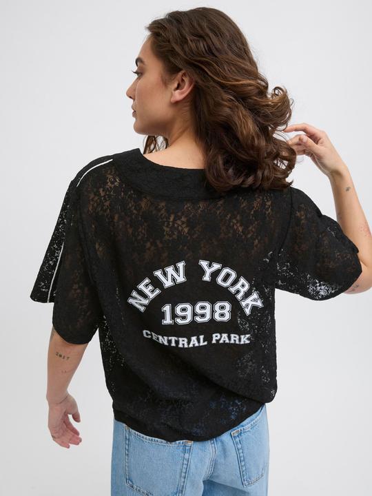 Produktbild JJXX Jxstine Lace Loose V Neck Tee Jrs Ln (XS)